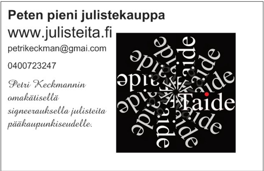julisteita  julisteet
